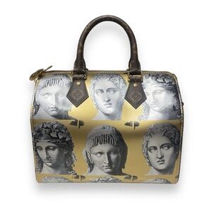Louis Vuitton  x Fornasetti Speedy Bandouliere 25 tote bag